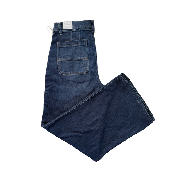 Wit & Wisdom Whitney "Ab"Solution Skyrise Wide Leg Ankle Jeans NWT Size 8 - Picture 6 of 12